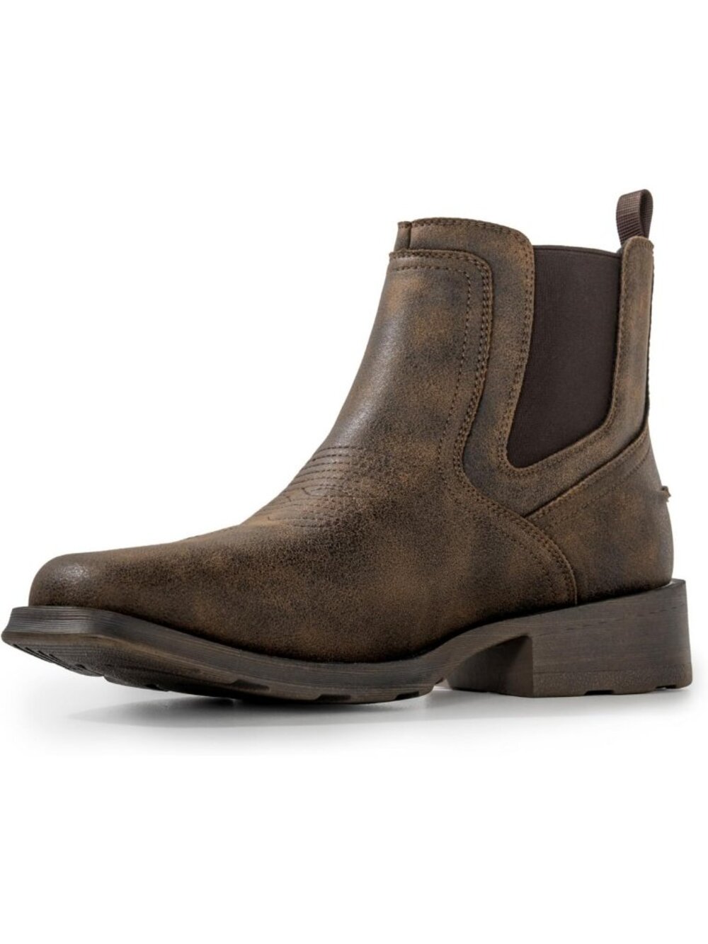 Stylish Square Toe Western Cowboy Boots for Men | Comfortable Chelsea Design